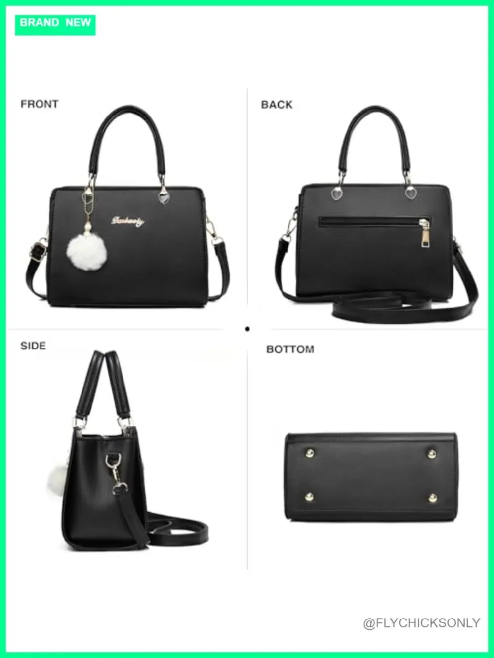 PU Leather Small Crossbody Bag Satchel Shoulder Tote